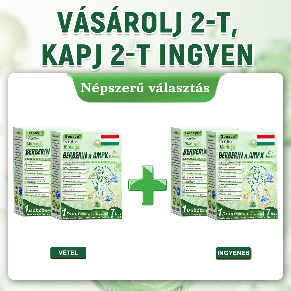 𝐆𝐞𝐧𝐚𝐲𝐮® 𝒎𝒆𝒕𝒂𝒃𝒐𝒍𝒊𝒌𝒖𝒔 𝒏𝒂𝒏𝒐 𝒎𝒊𝒌𝒓𝒐𝒕ű𝒔 𝒕𝒂𝒑𝒂𝒔𝒛🎉 (Csak naponta egyszer használható, látható eredmények 7 napon belül!) ✅ Berenil + Moringa formuláció, ideális tömegtúlzsúlláshoz, bőrhiányossághoz, cukorbetegséghez, apnához és ízületi problémákhoz 💥💥