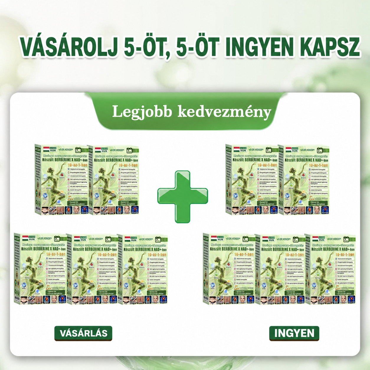 🔥 DR.HONOR® 10 az 1-ben nano-mikrotűs tapasz – Most 70% kedvezménnyel!