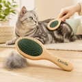 Cevrila® Gentle Deshedding & Grooming Brush for Cats